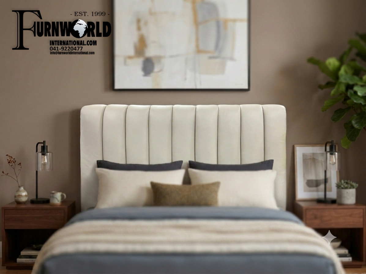 Paula genuine leather headboard